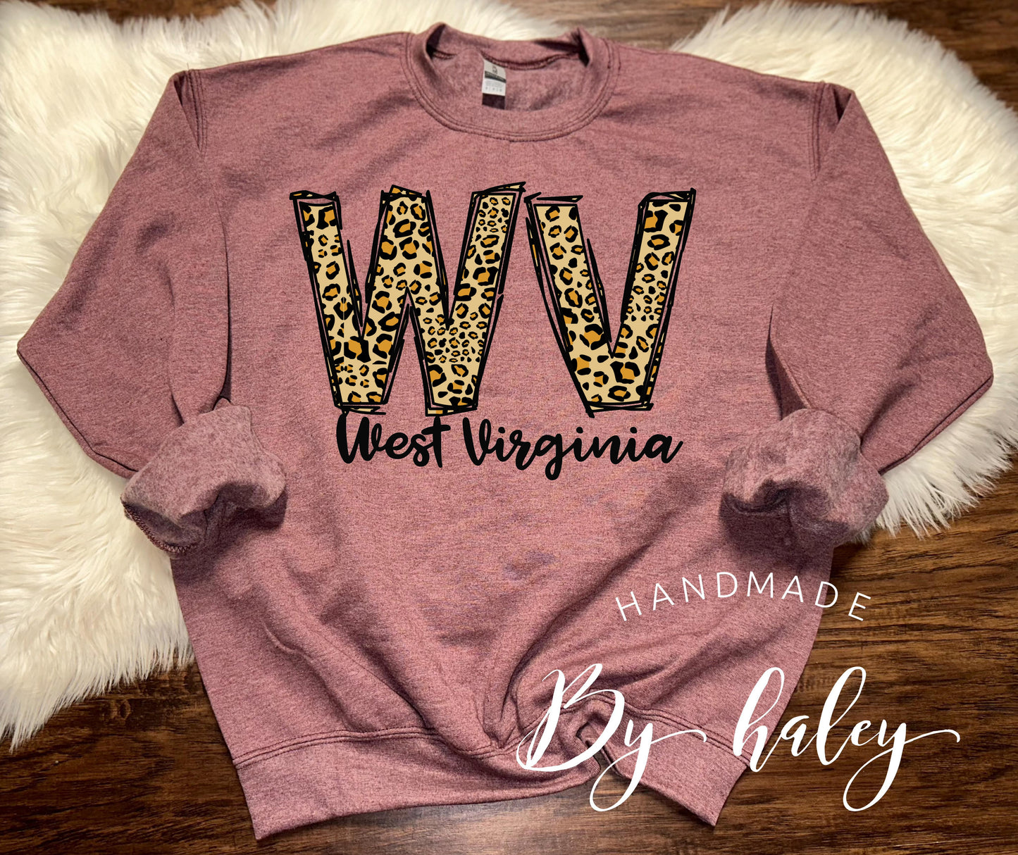 Leopard WV Crewneck