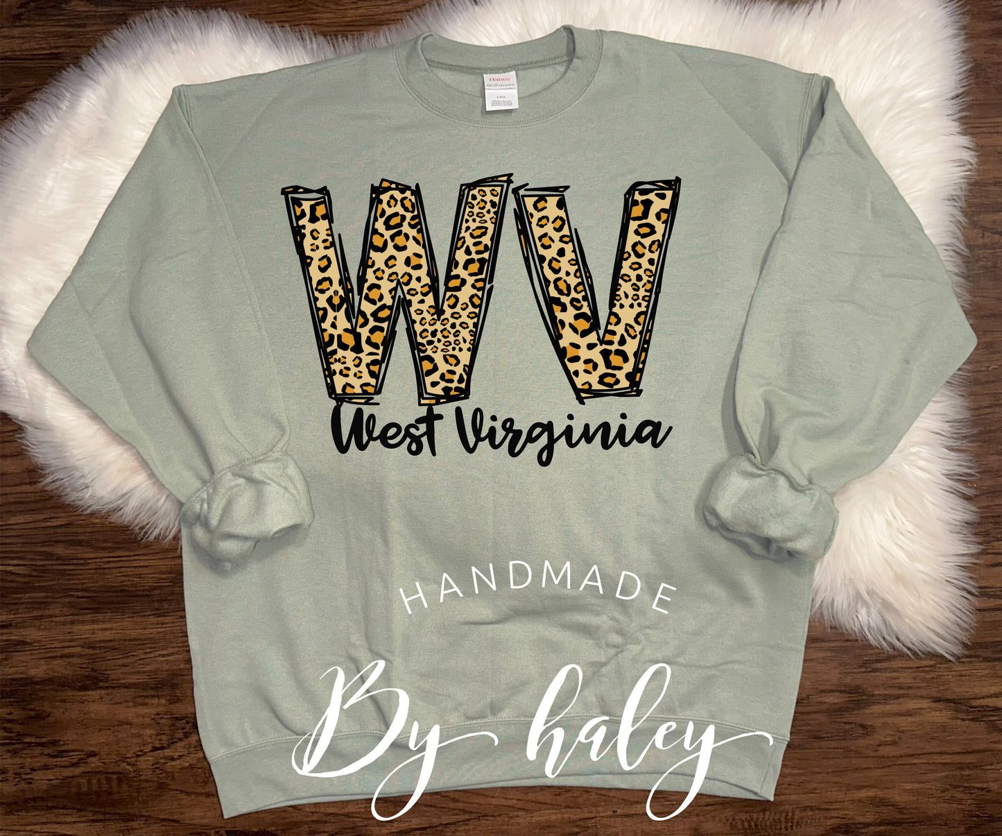 Leopard WV Crewneck