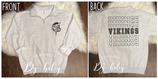 Viking 2 Quarter Zip Sweatshirt