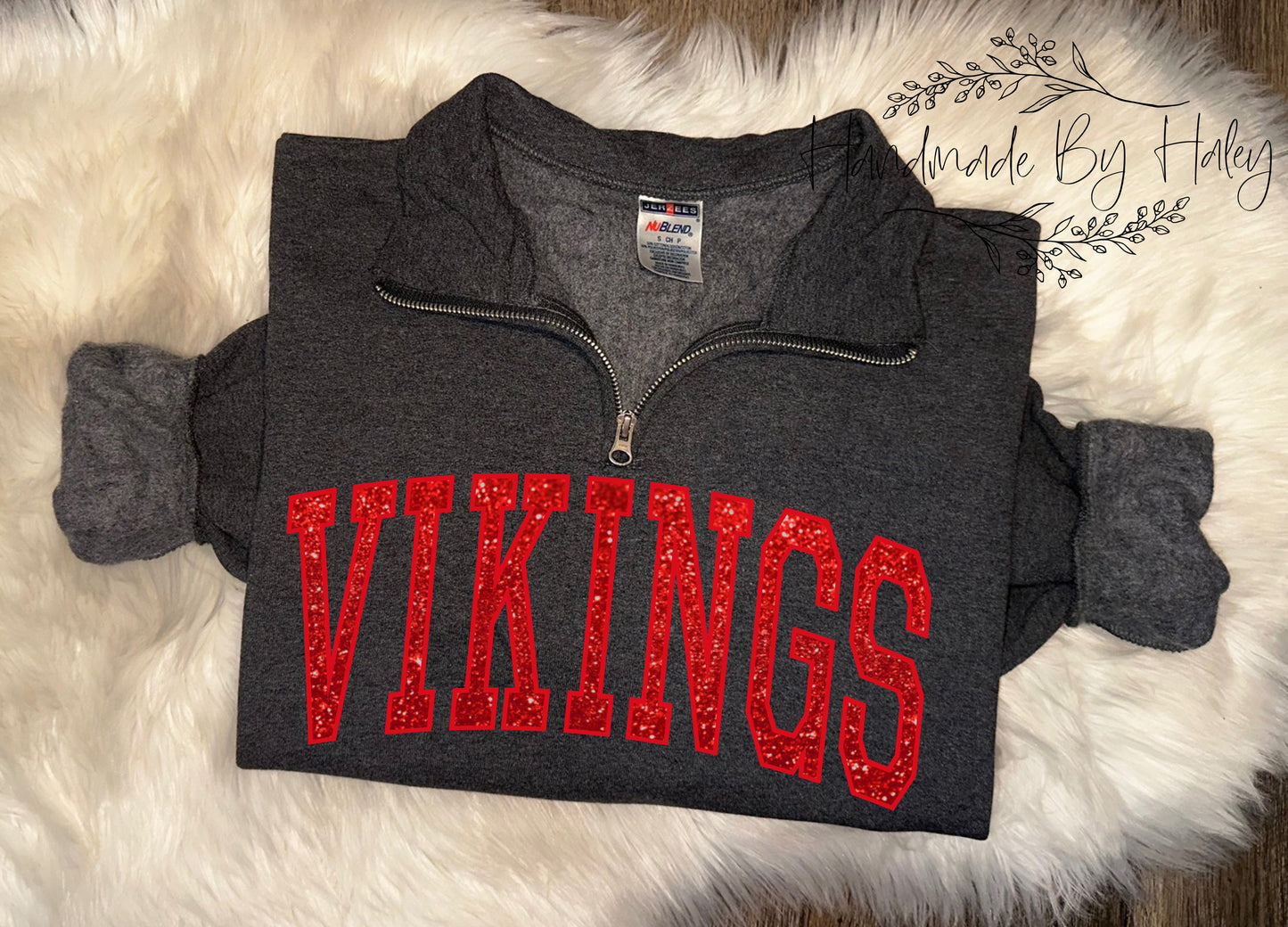 Glitter Vikings Quarter Zip