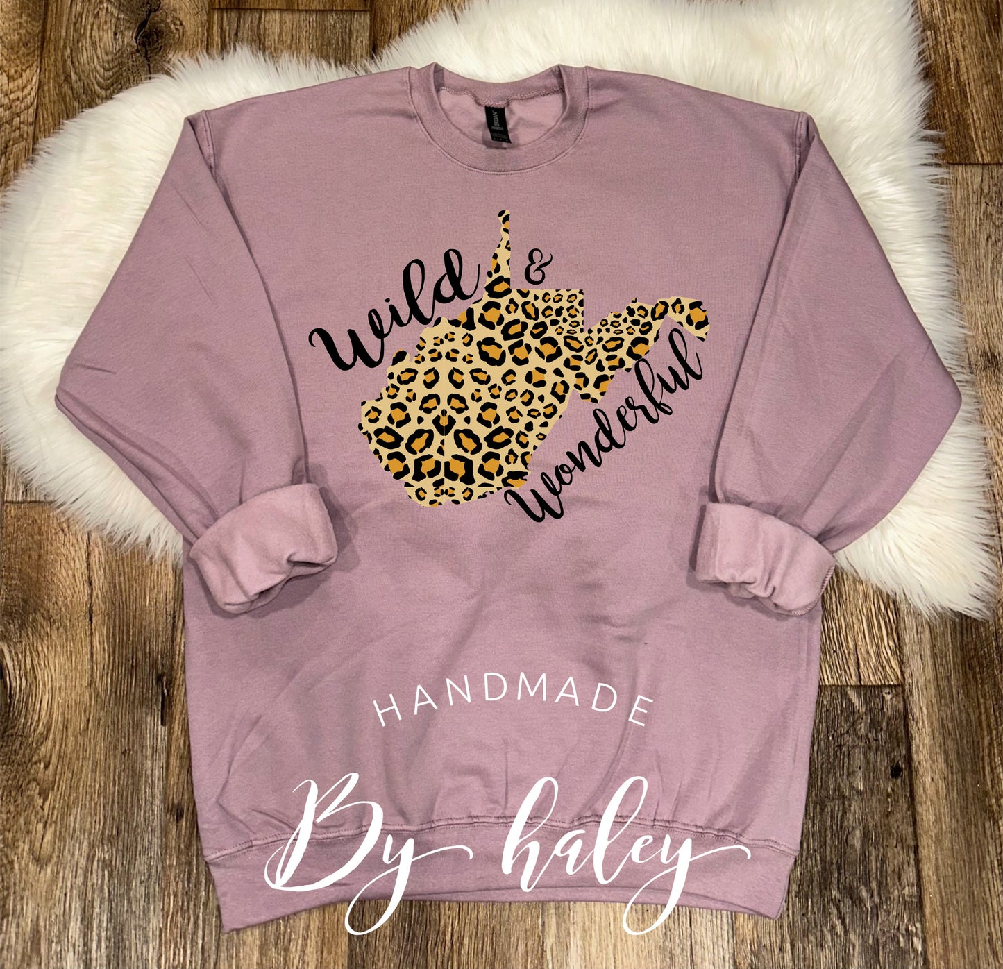 Wild & Wonderful Leopard WV Crewneck
