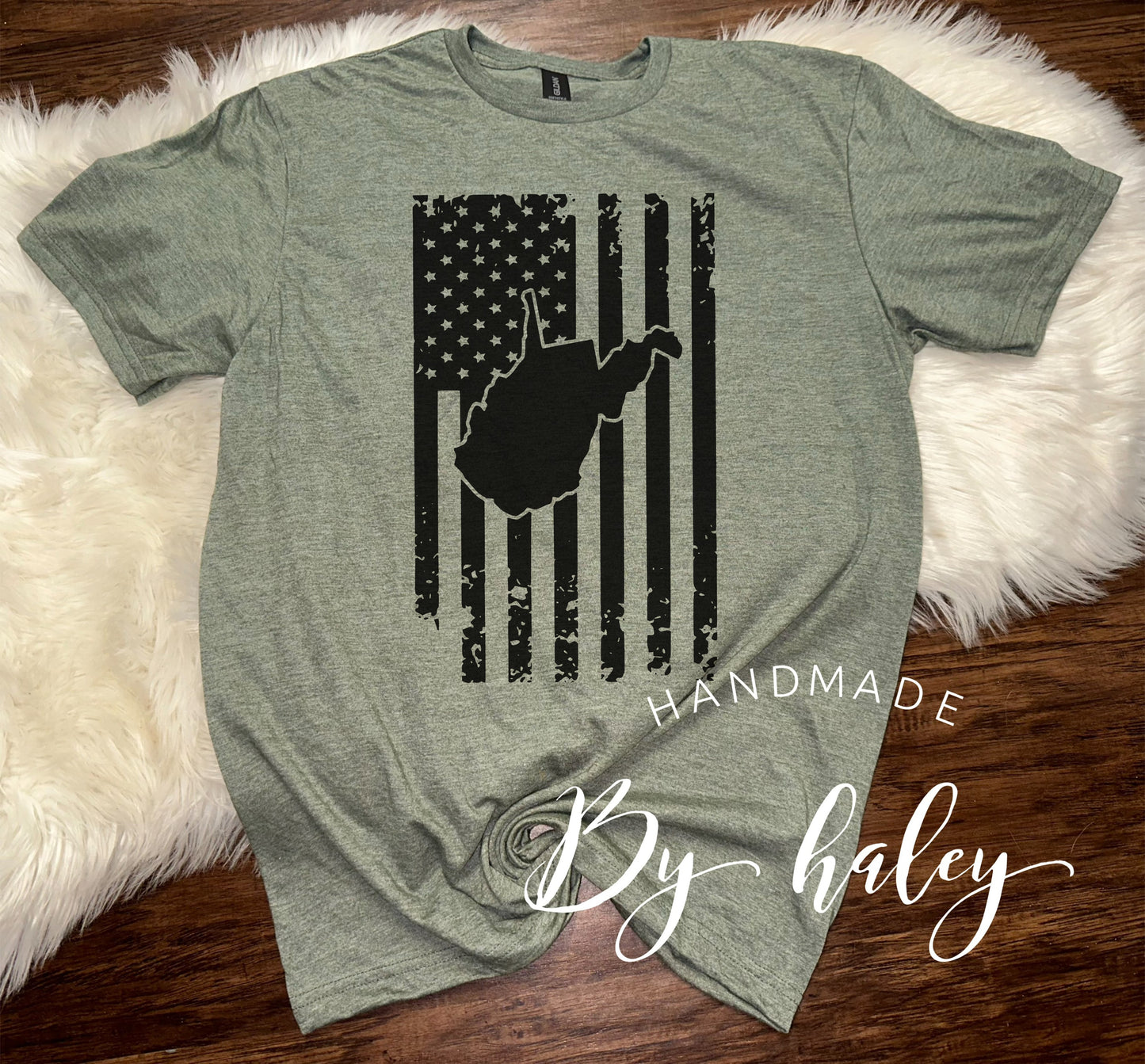 WV American Flag T-Shirt