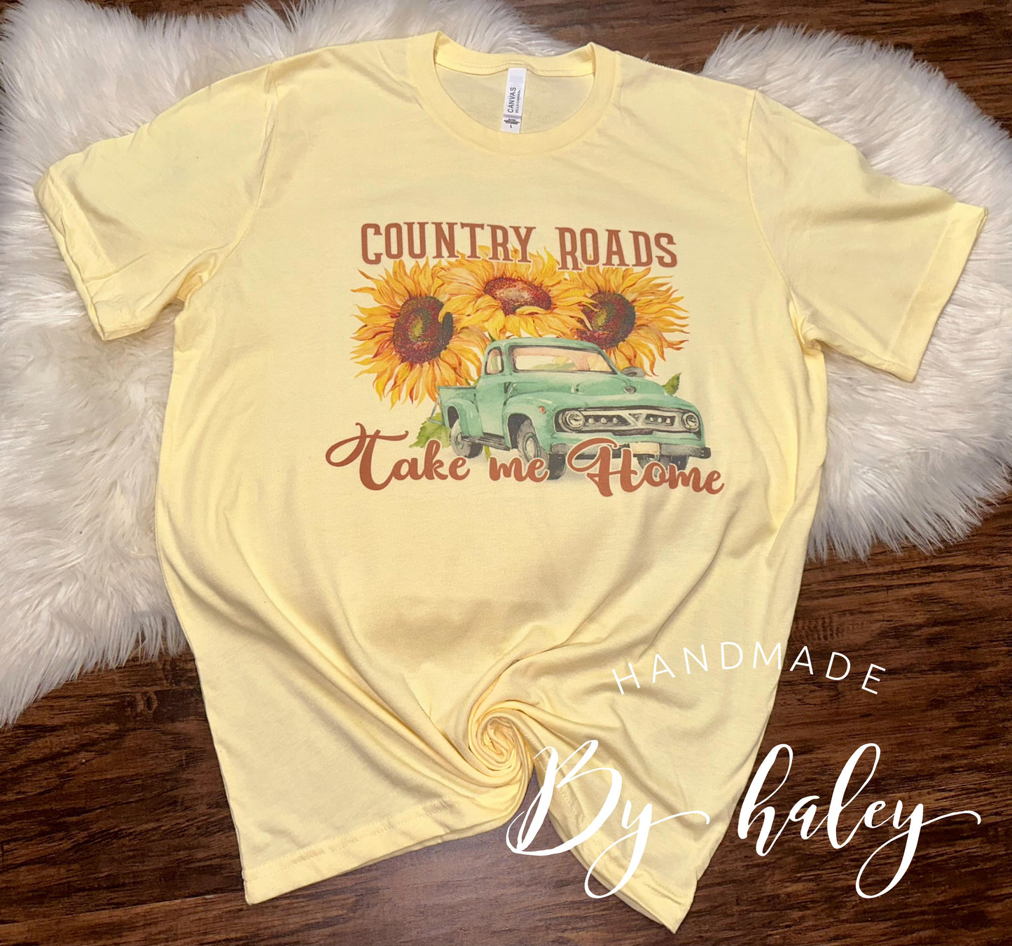 Country Roads Sunflowers T-Shirt