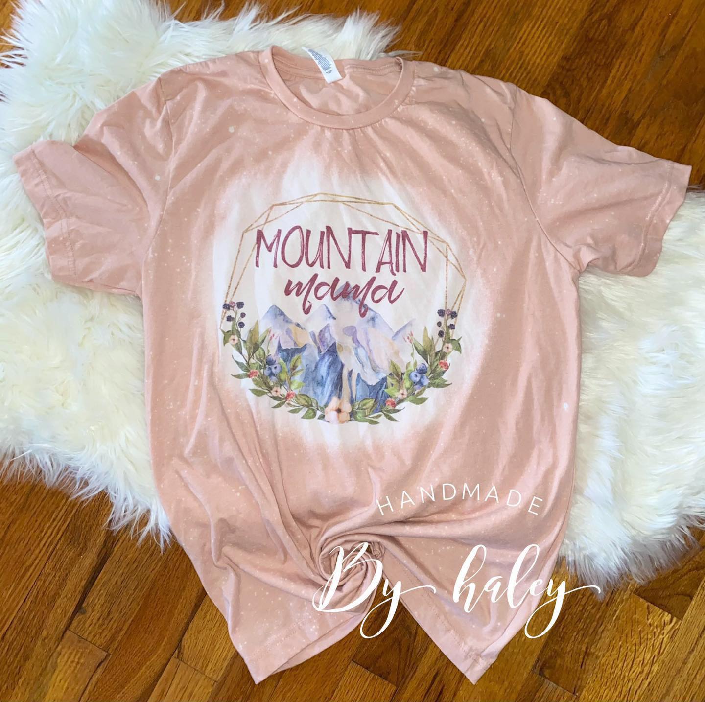 Bleached Mountain Mama T-Shirt