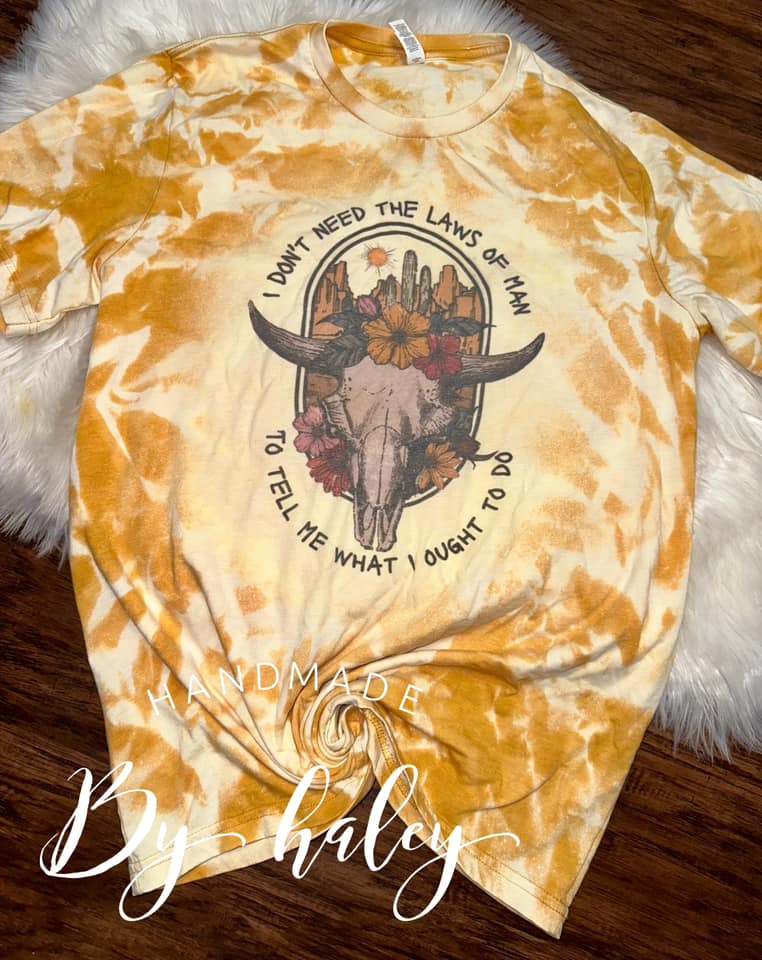 Bleached Western T-Shirt