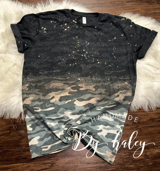 Bleached Camo T-Shirt