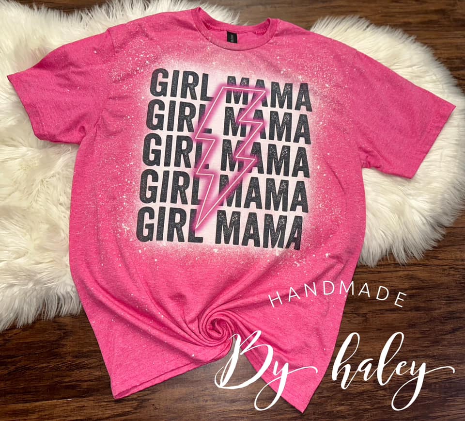 Bleached Pink Mom T-Shirt