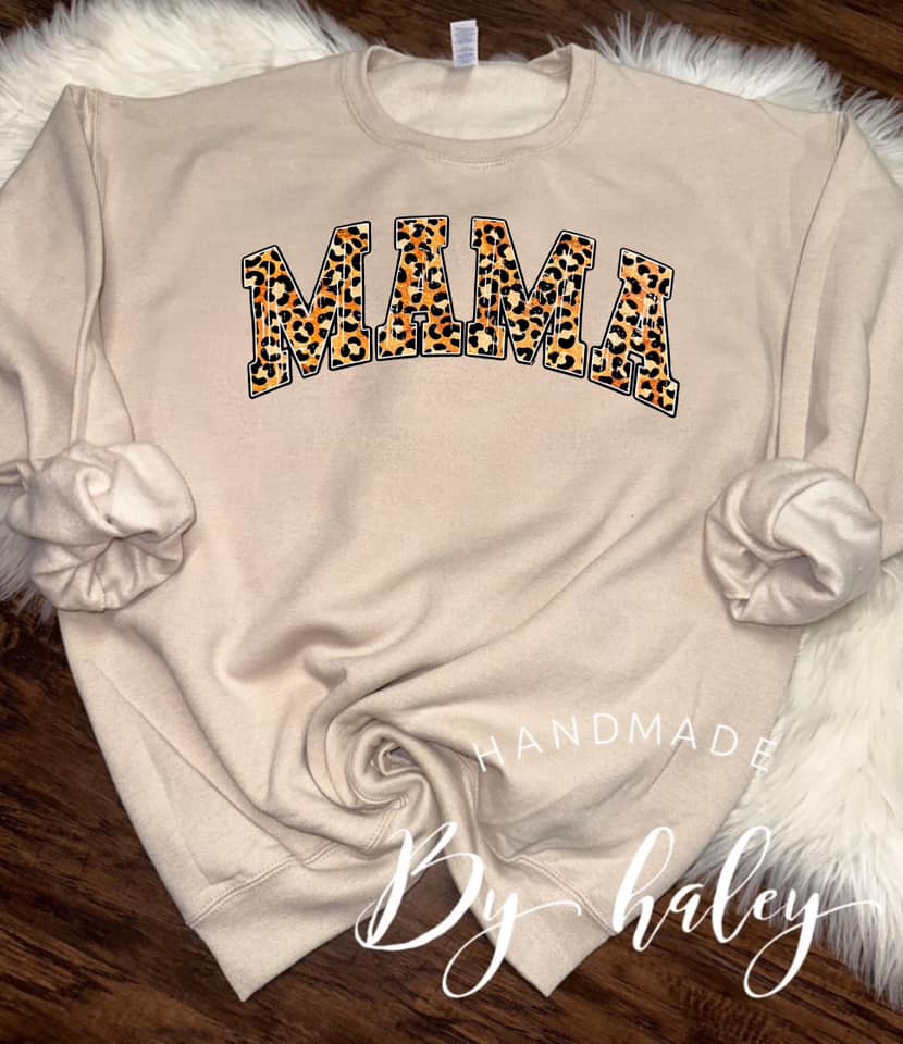 Leopard Mama Crewneck