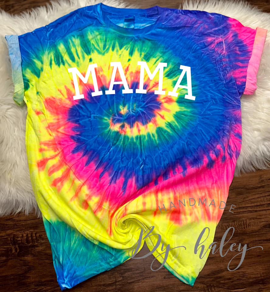 Tie Dye Mama T-shirt