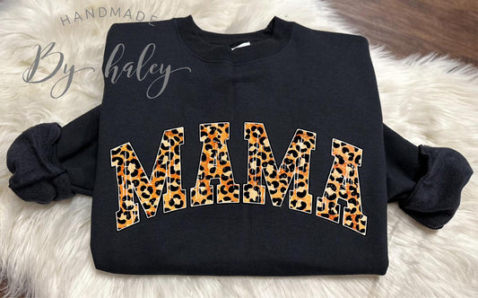 Leopard Mama Crewneck