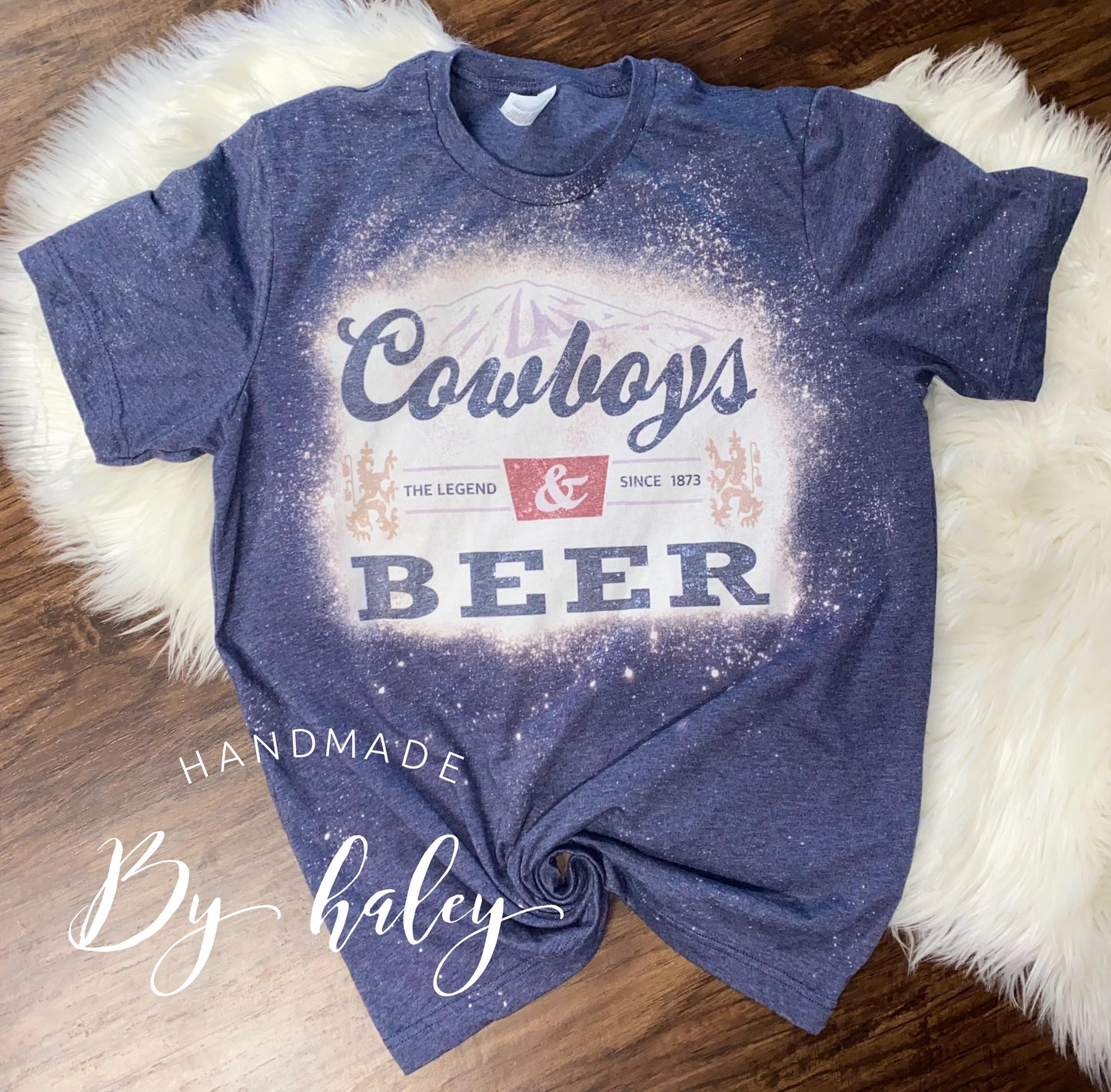 Bleached Cowboys & Beer T-Shirt