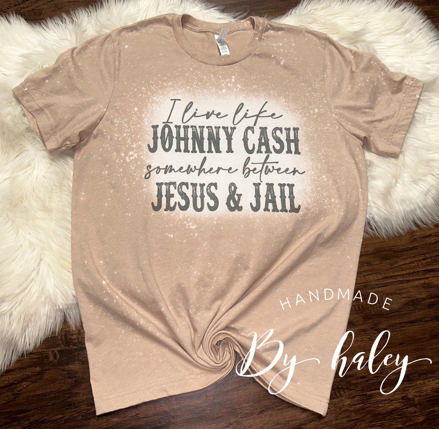 Bleached Jesus & Jail T-Shirt