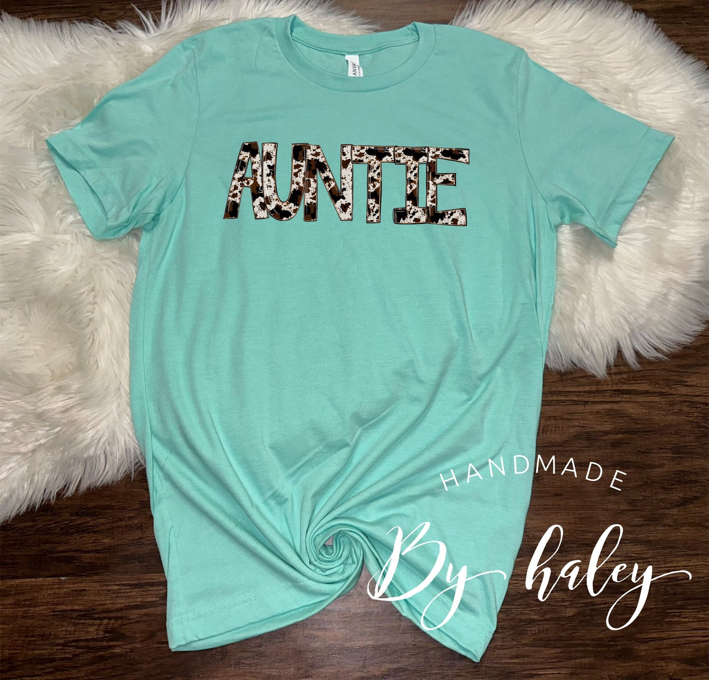 Cowhide Auntie T-shirt