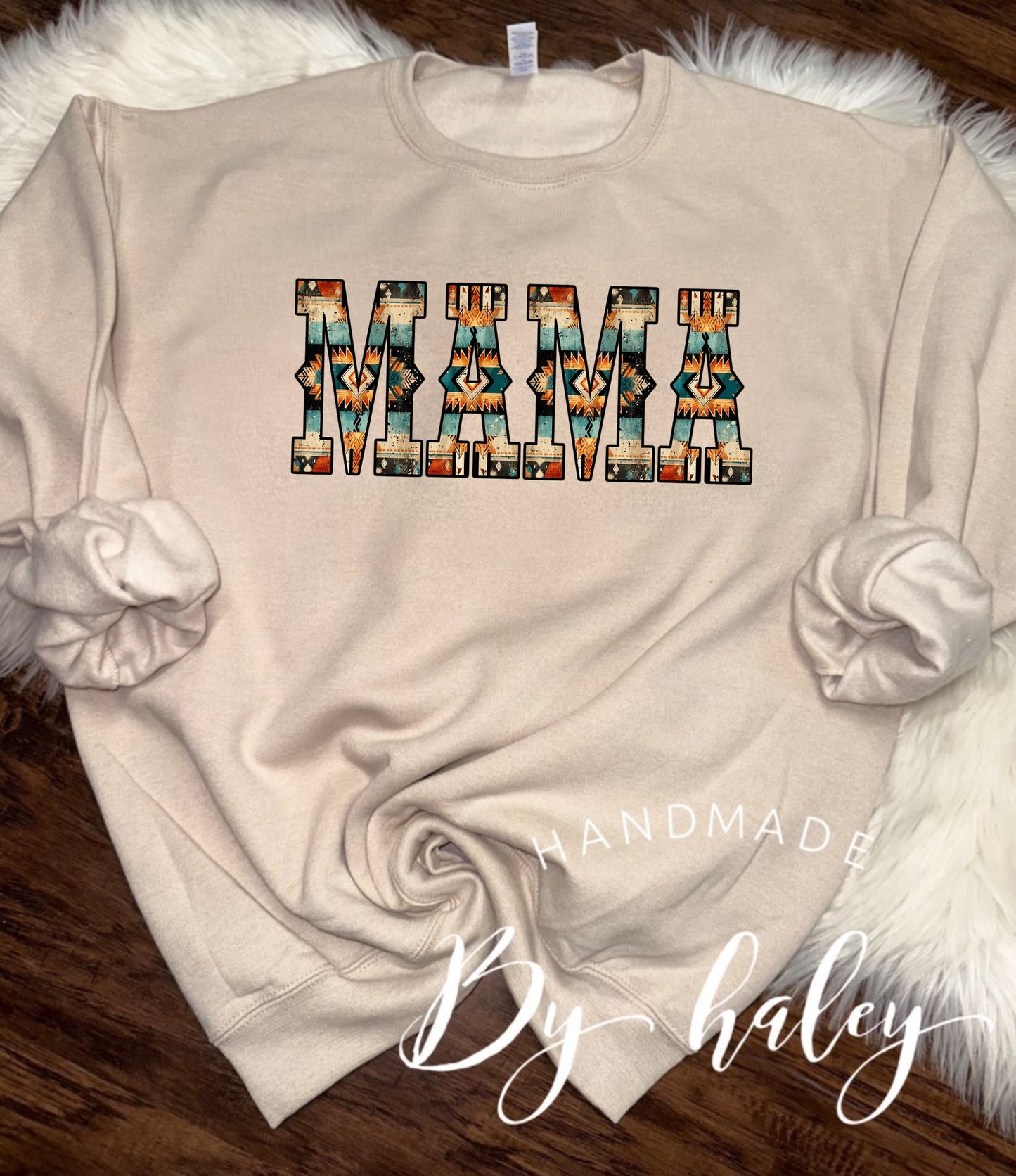 Aztec Western Mama Crewneck