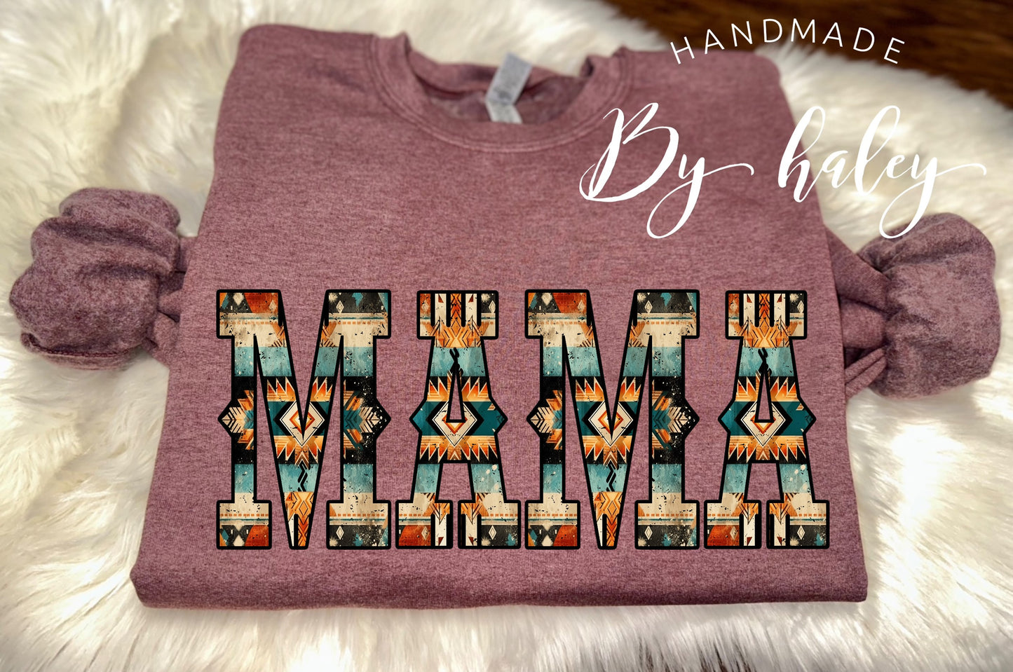 Aztec Western Mama Crewneck