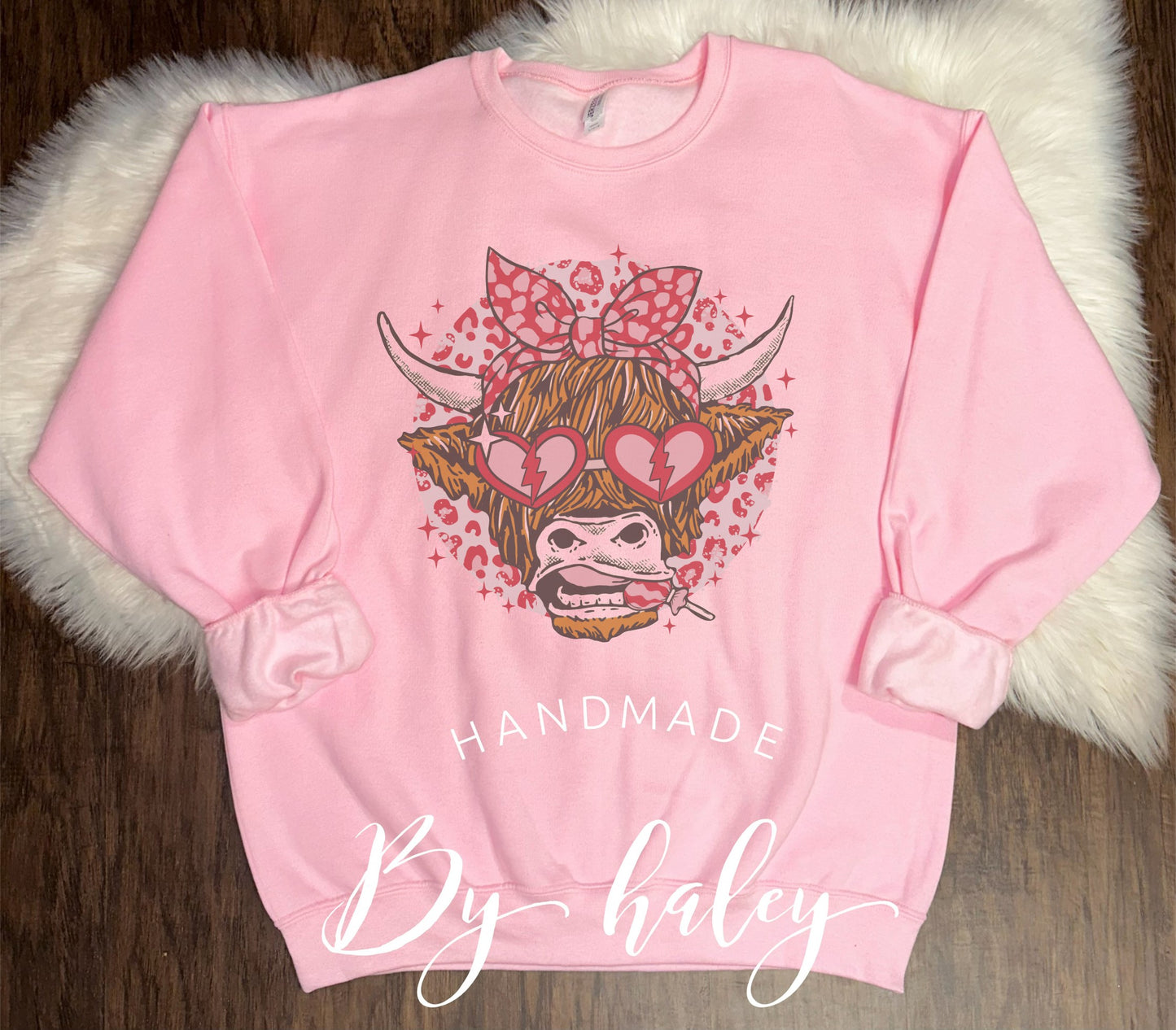 Valentine Cow Crewneck