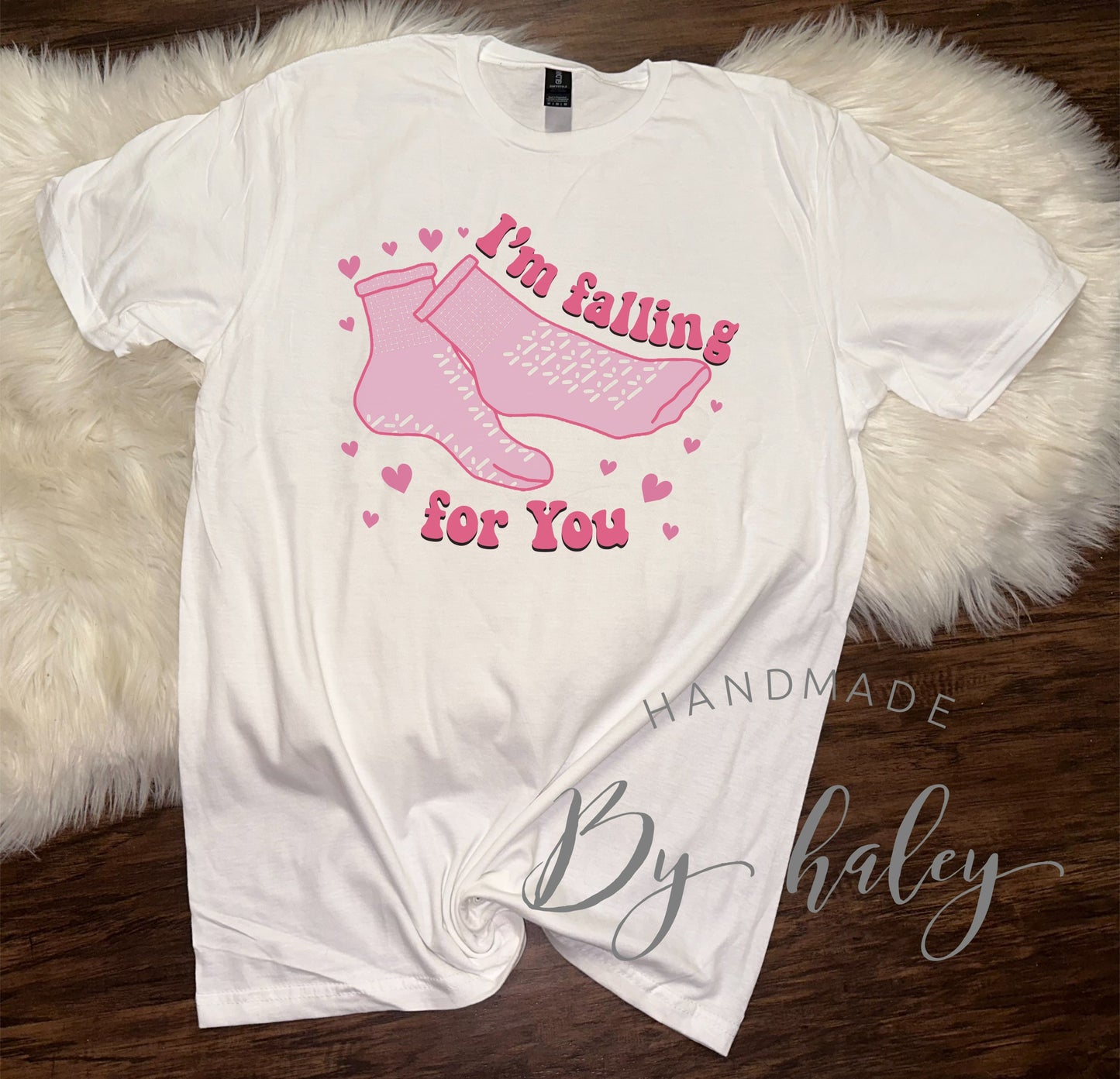 Falling For You Grippy Sock T-Shirt