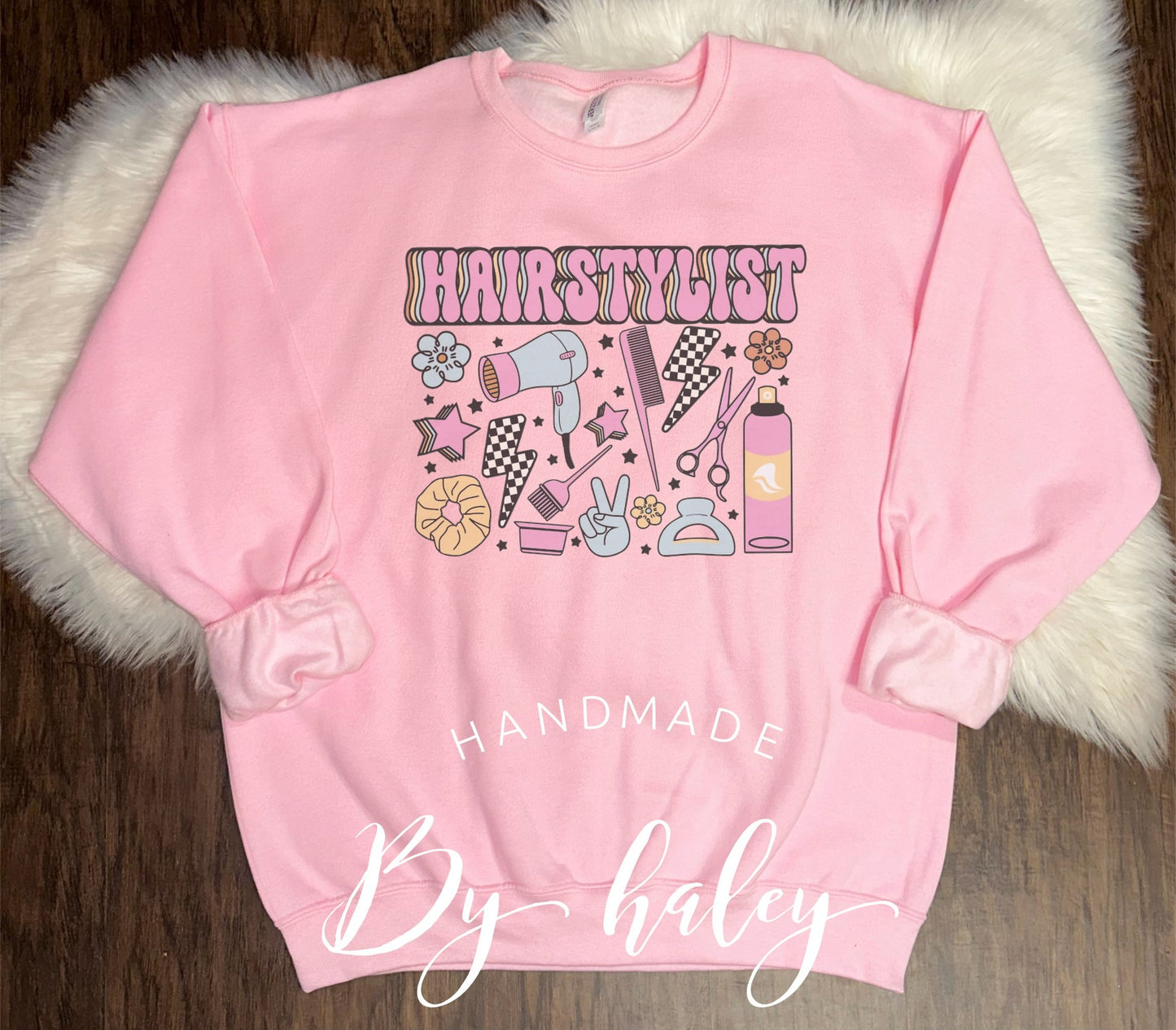 Retro Hair Stylist Crewneck