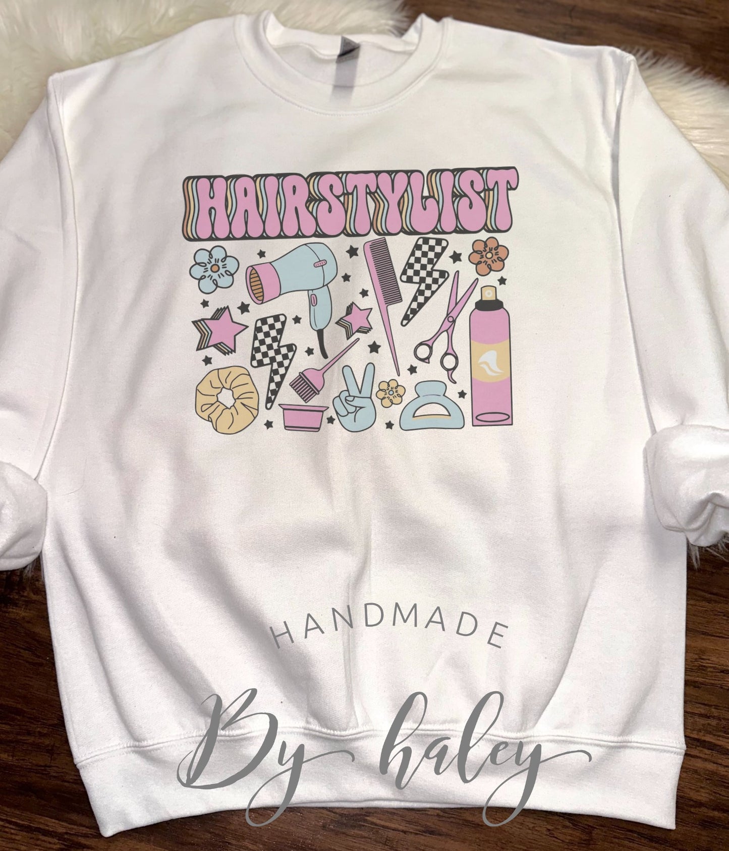 Retro Hair Stylist Crewneck