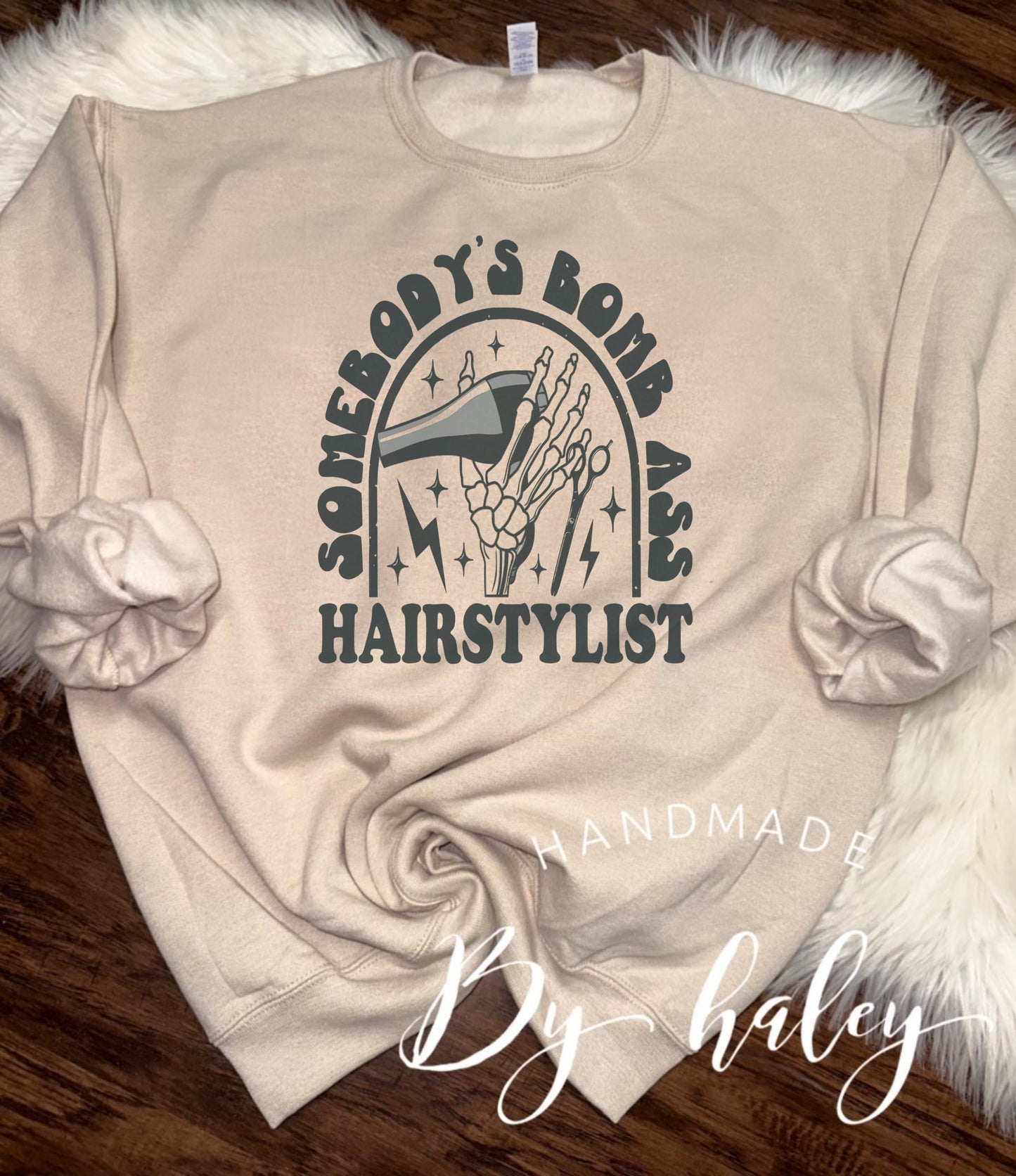 Bomb Ass Hair Stylist Crewneck