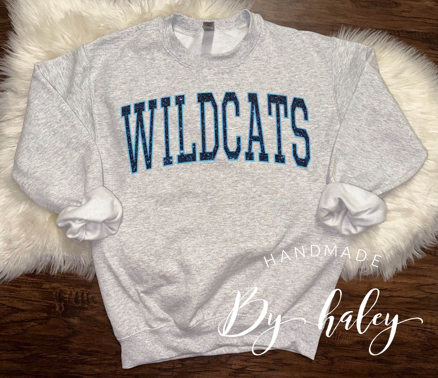 Glitter Wildcats Crewneck