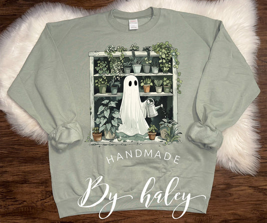 Ghosty Plant Crewneck