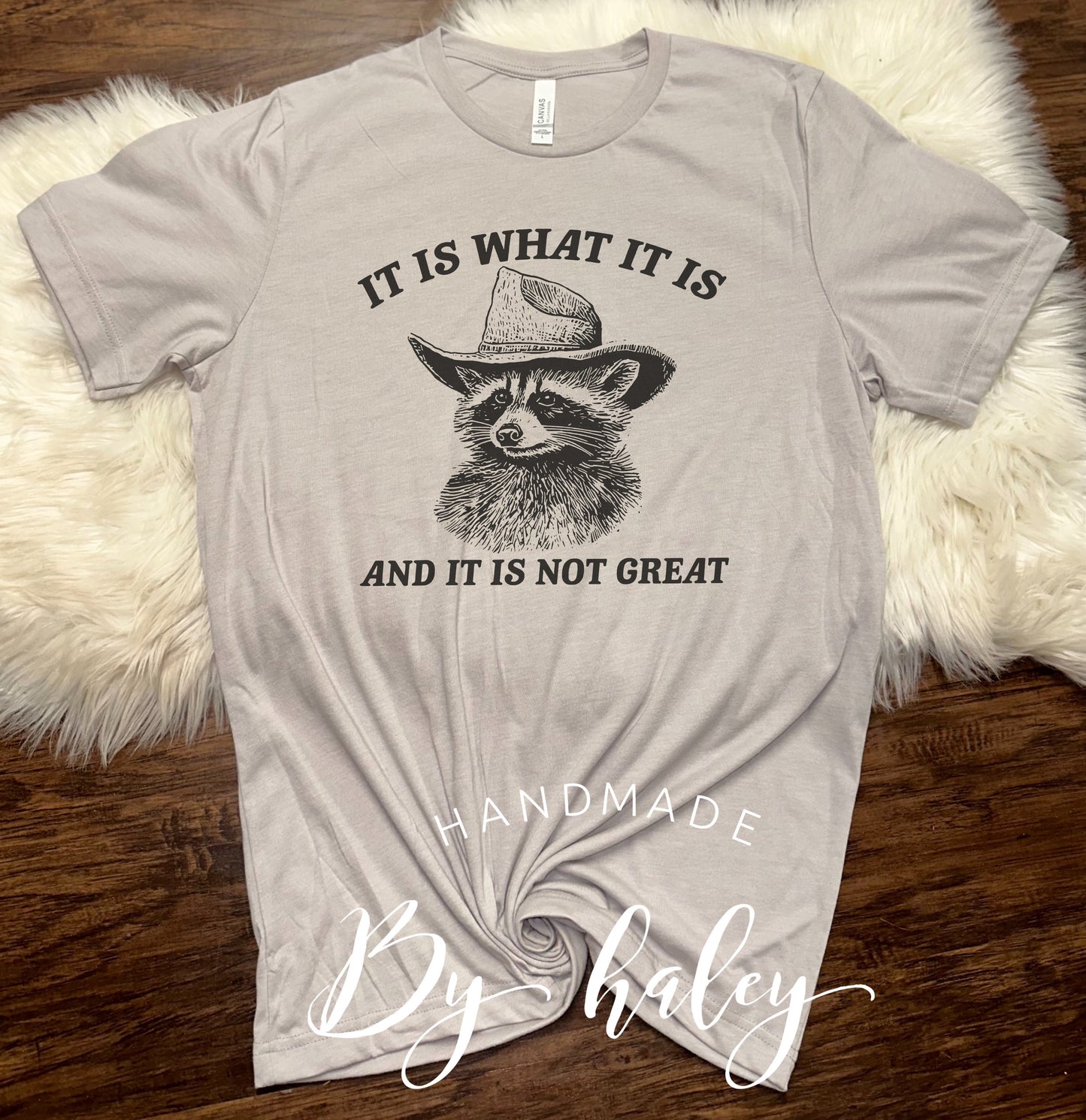 It Is What It Is Raccoon T-Shirt