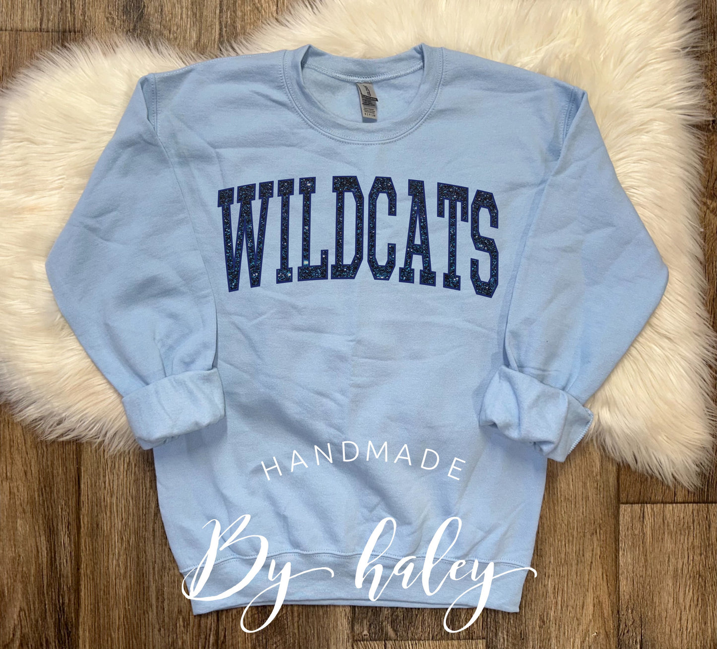 Glitter Wildcats Crewneck