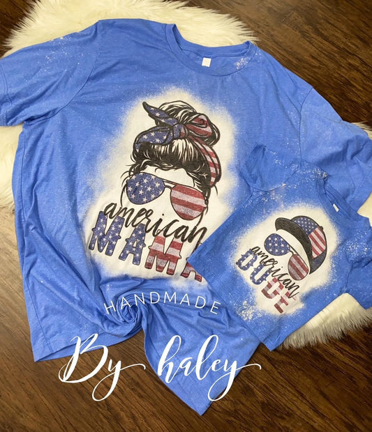 Mama/Dude Patriotic T-Shirt