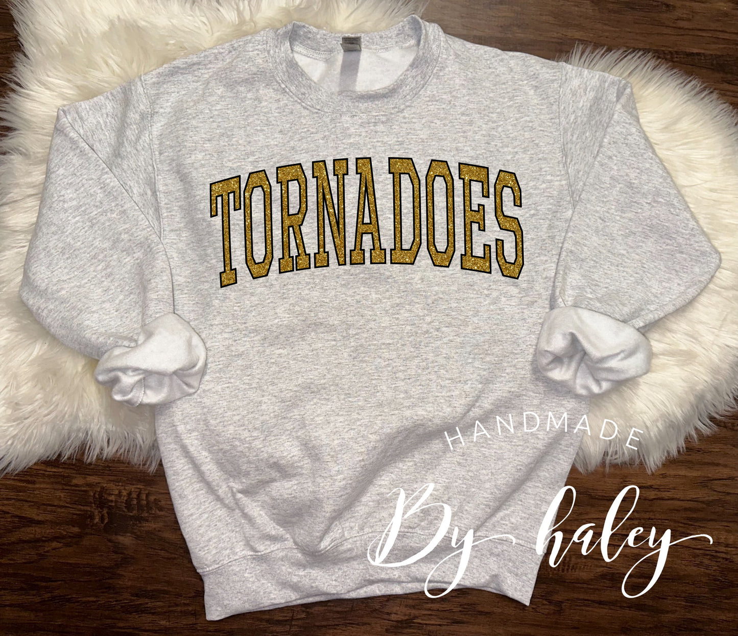 Glitter Tornadoes Crewneck