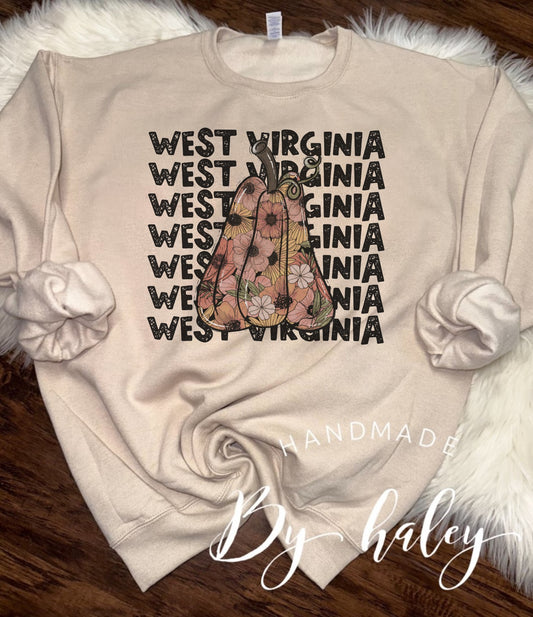 WV Pumpkin Crewneck