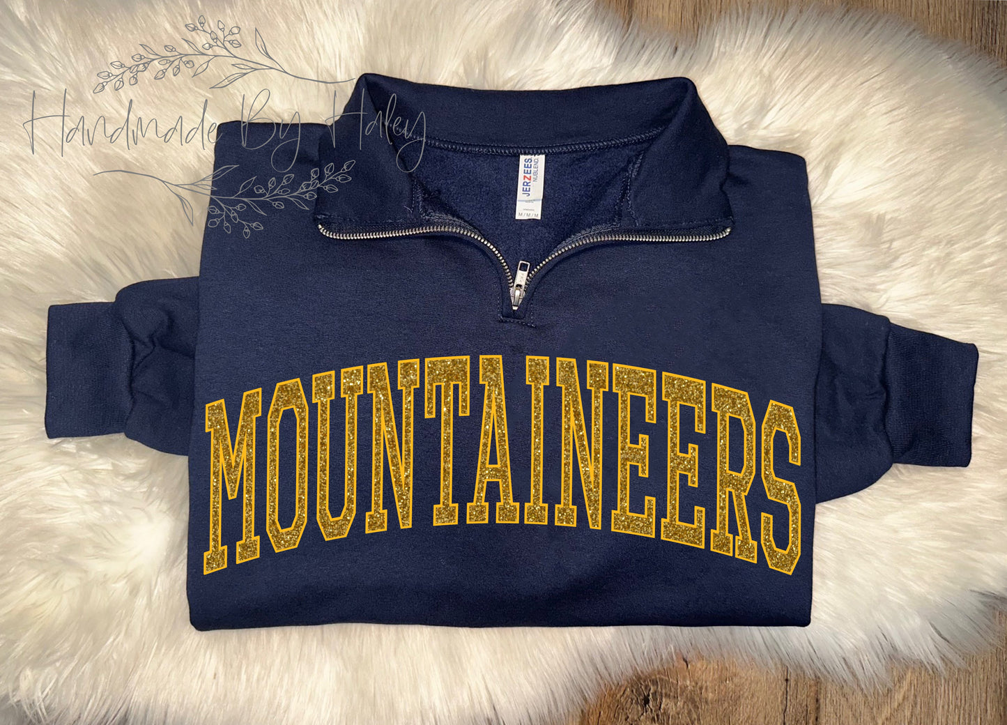 Glitter Mountaineers Quarter Zip