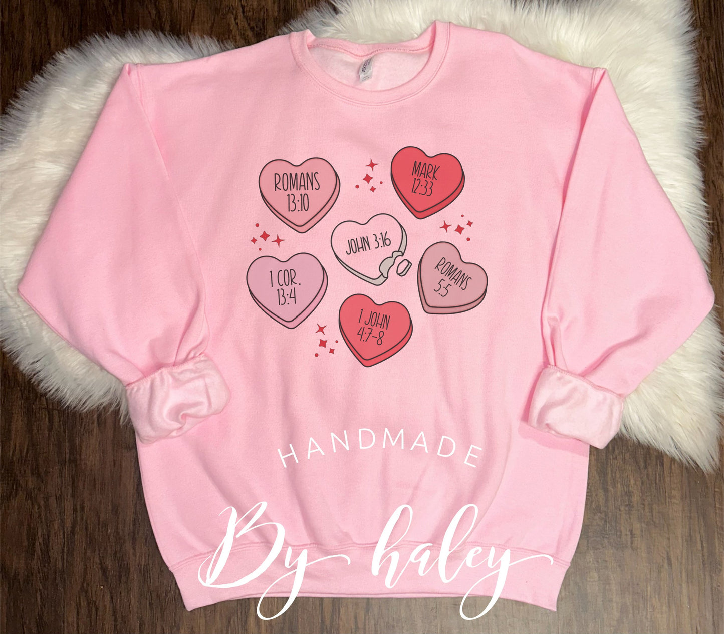 Christian Hearts Crewneck