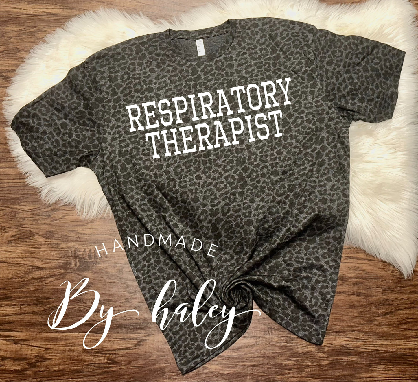 Respiratory Therapist Leopard T-Shirt