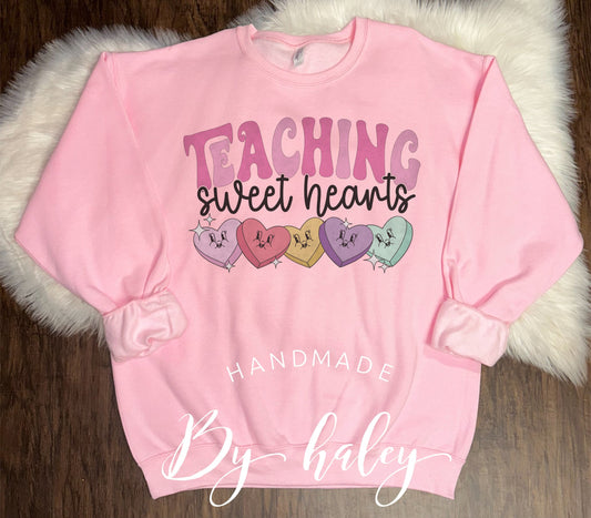 Teaching Sweet Hearts Crewneck