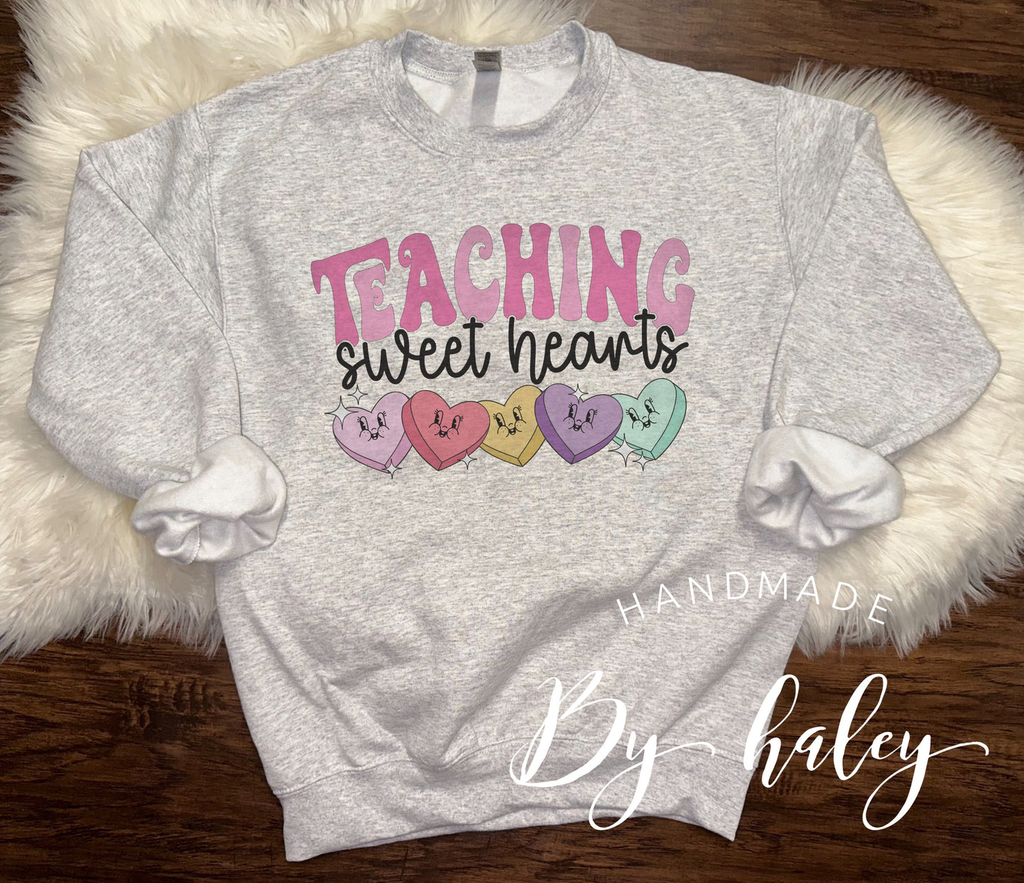 Teaching Sweet Hearts Crewneck