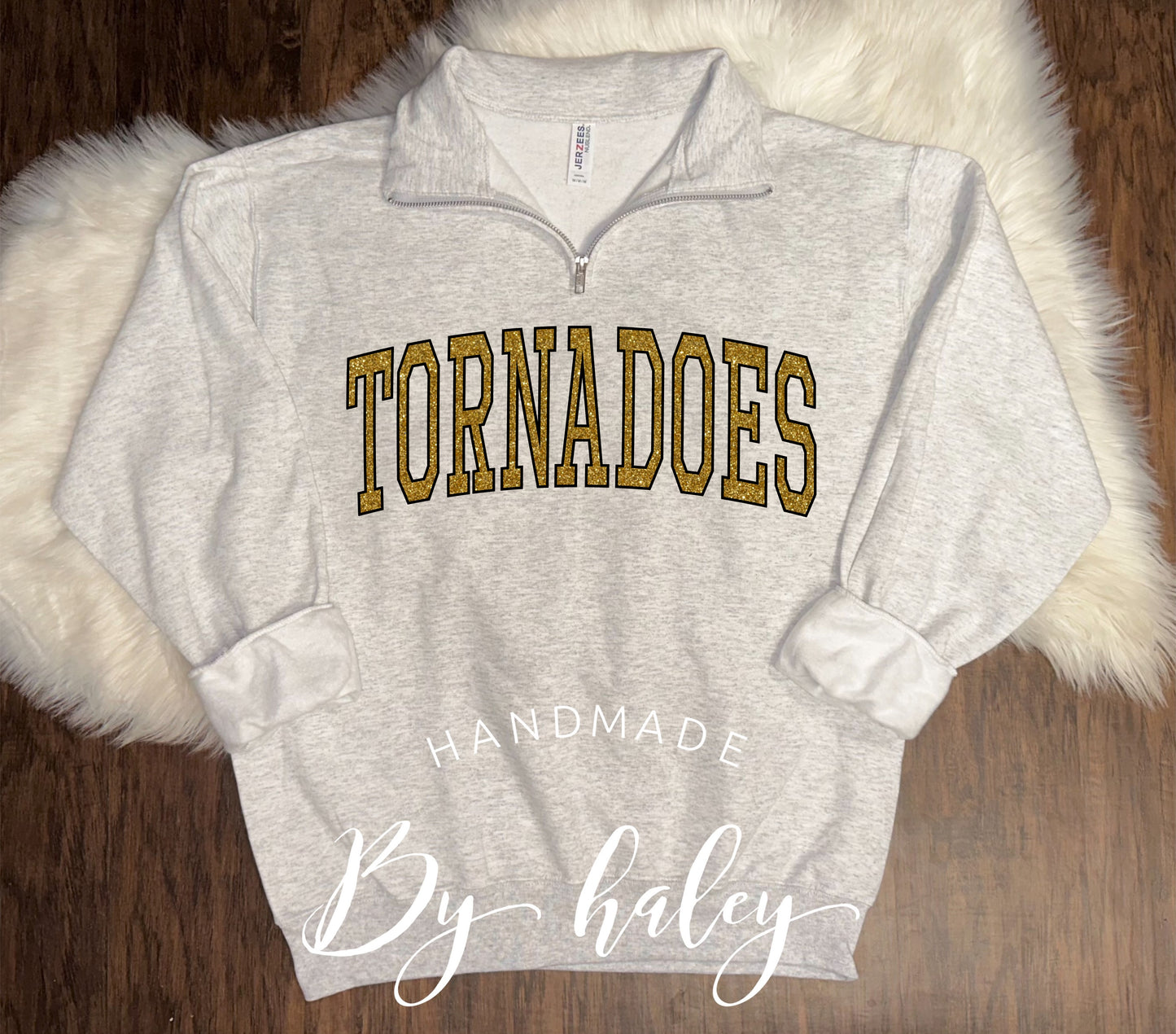 Glitter Tornadoes Quarter Zip