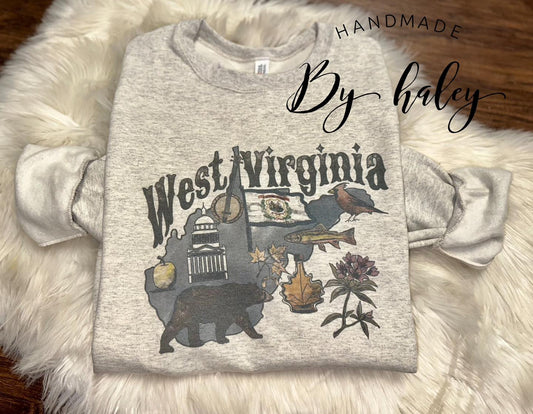 West Virginia State Crewneck