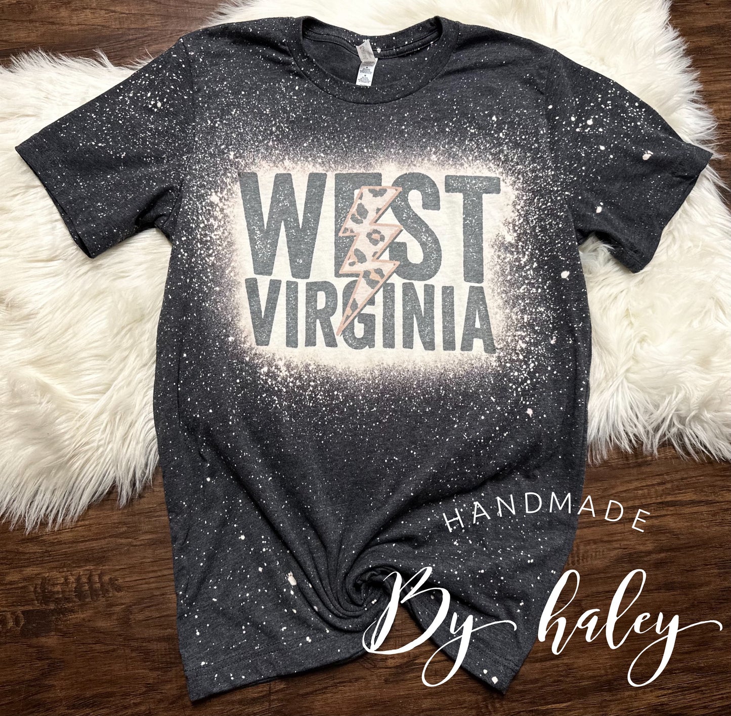 WV Lightening Bolt Leopard T-Shirt