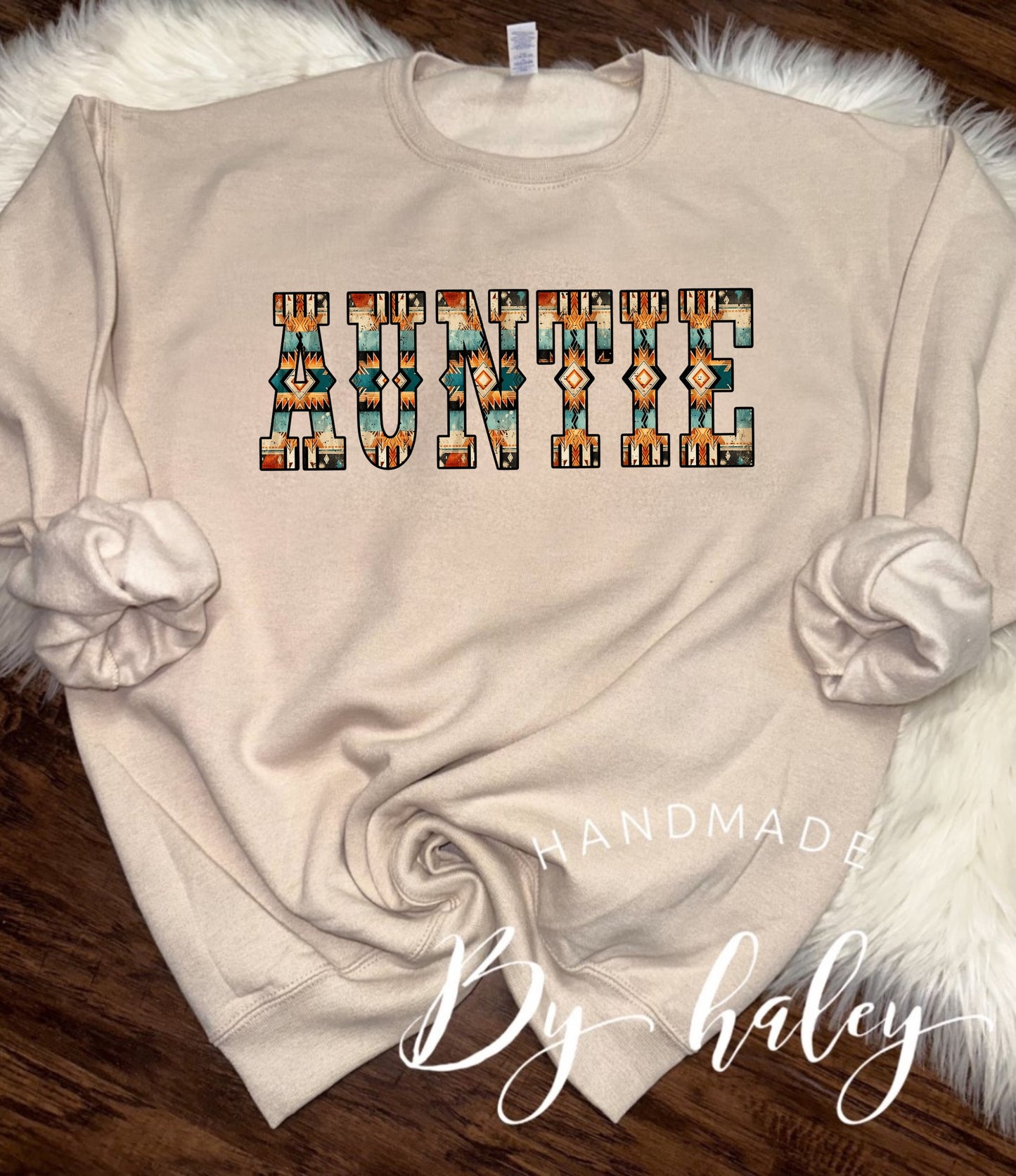 Aztec Western Auntie Crewneck