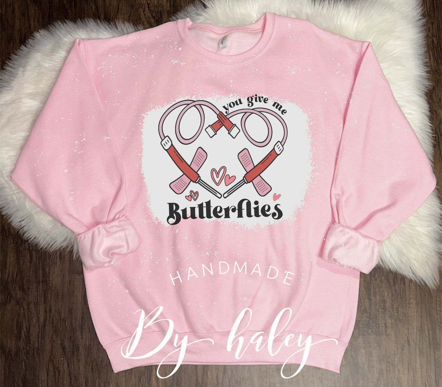 Bleached Butterflies Healthcare Crewneck