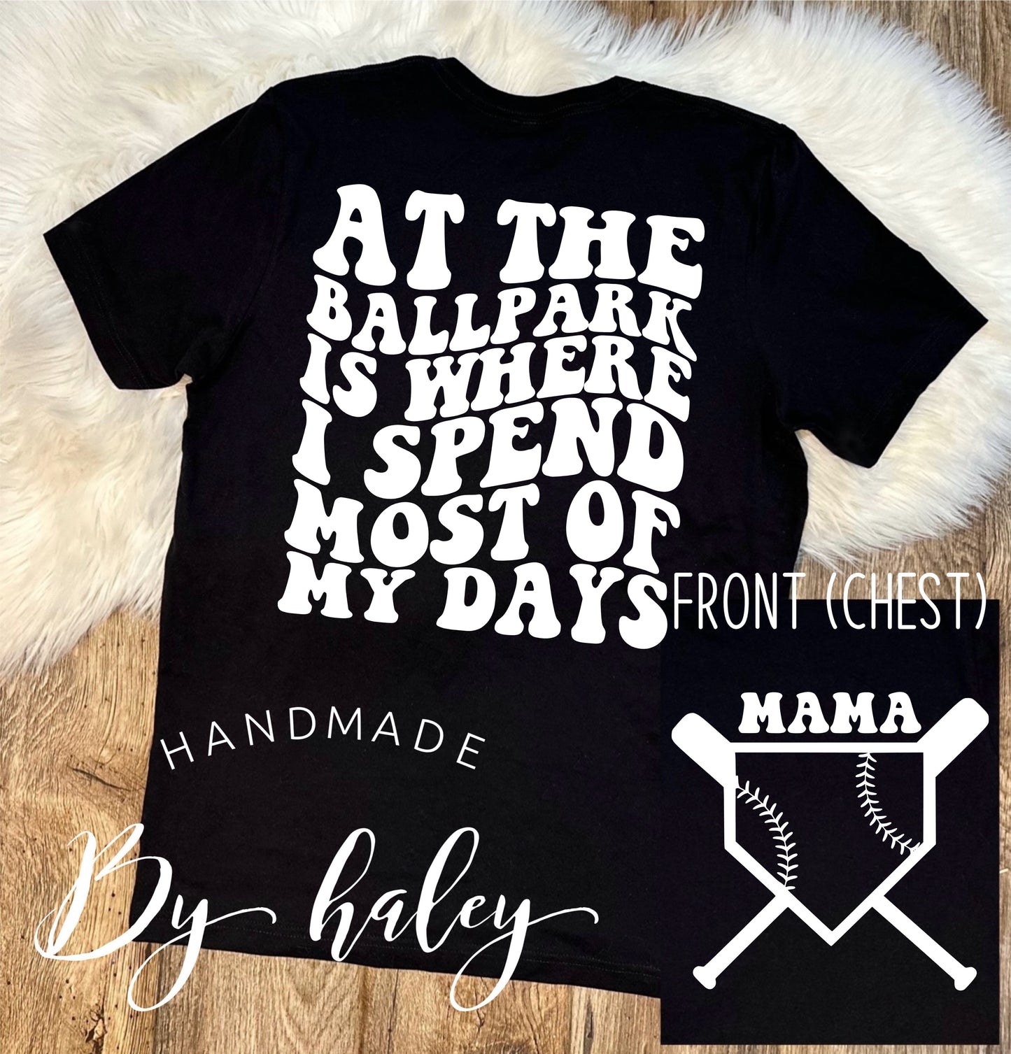 At The Ball Park Mama T-Shirt