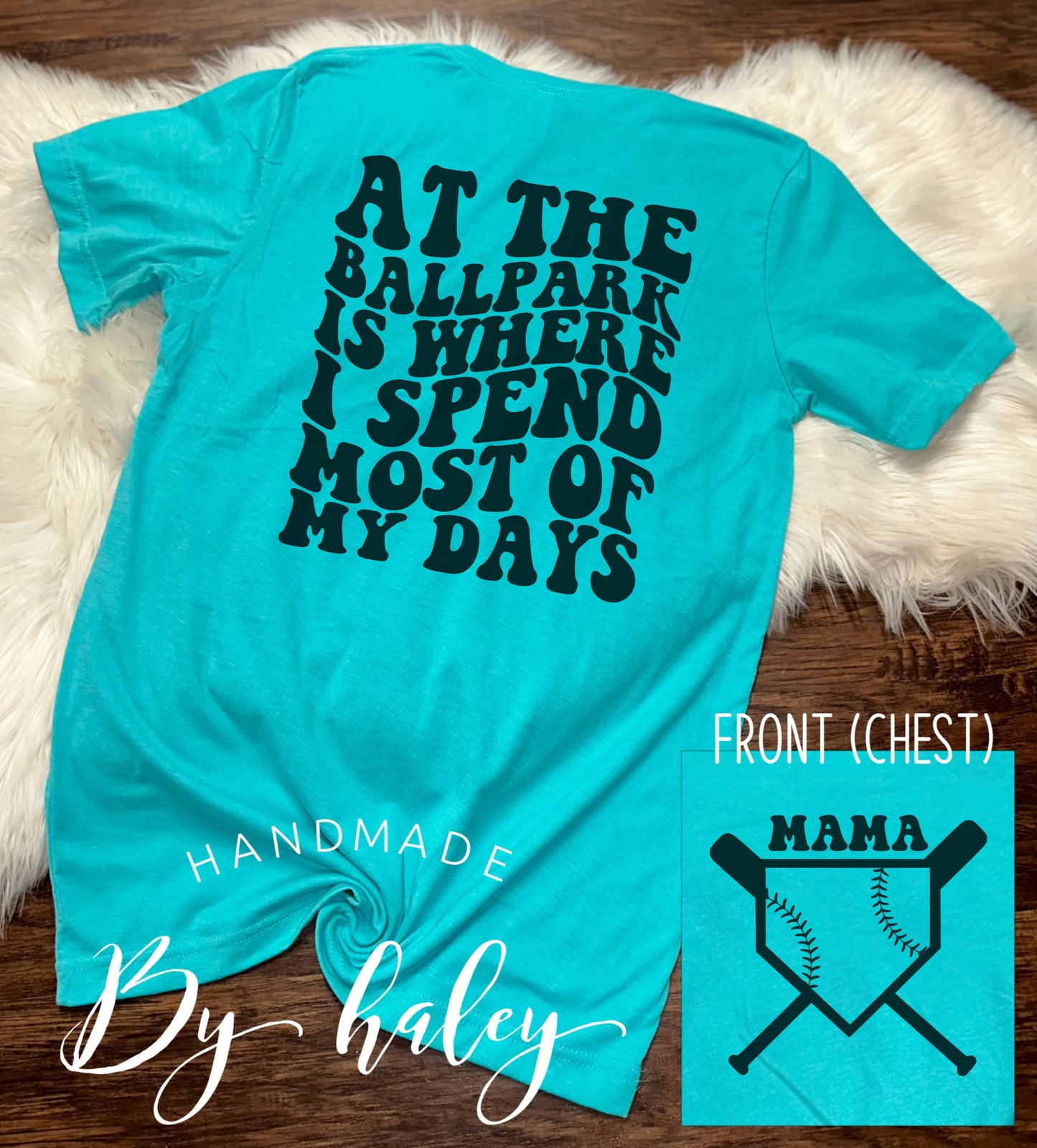 At The Ball Park Mama T-Shirt