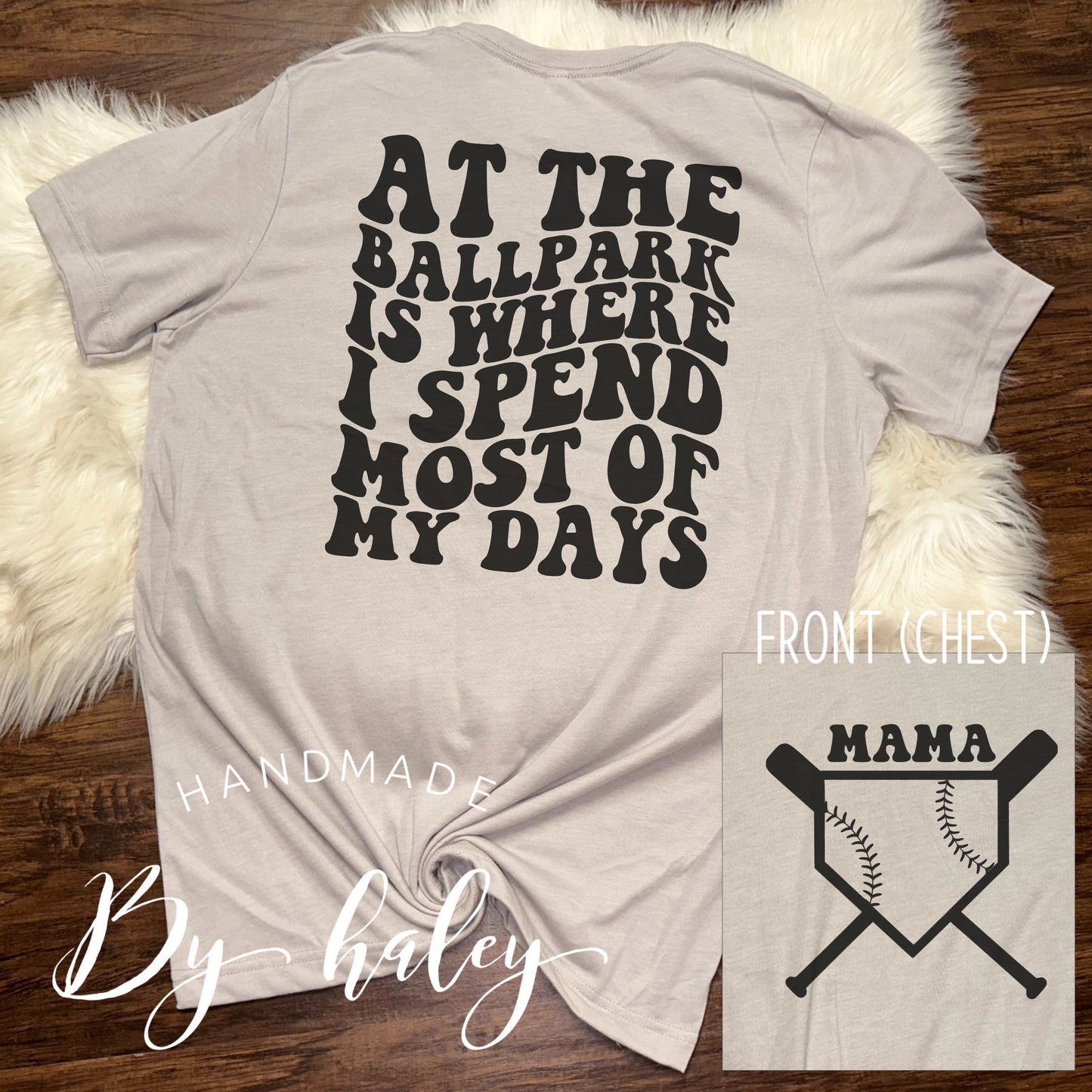 At The Ball Park Mama T-Shirt