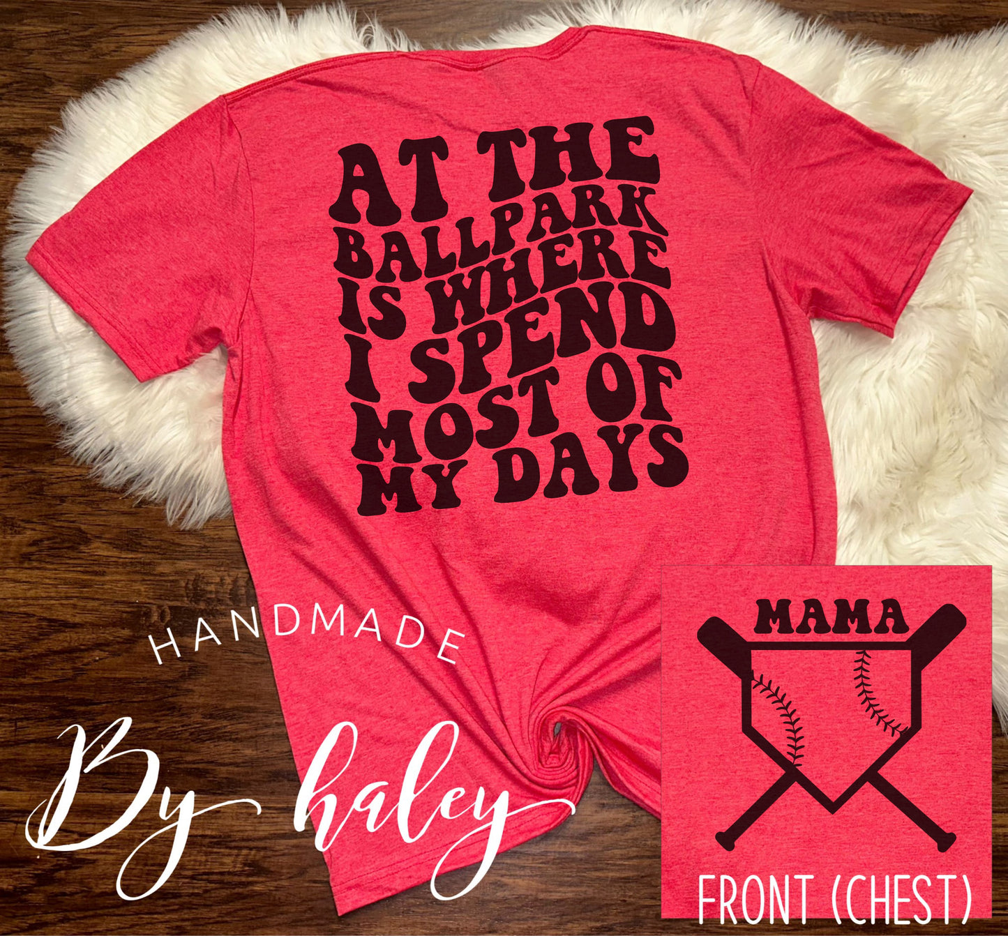 At The Ball Park Mama T-Shirt