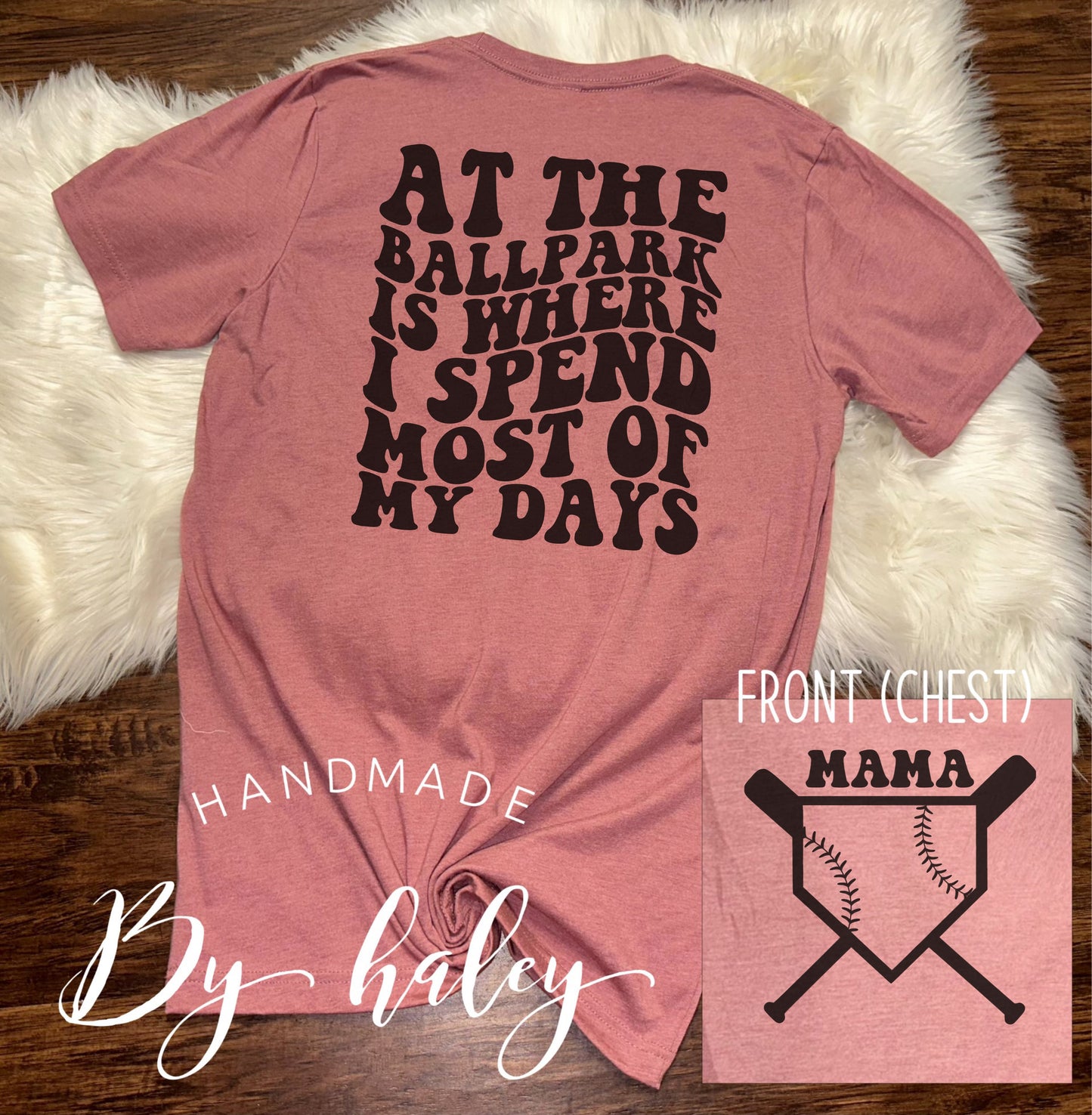 At The Ball Park Mama T-Shirt