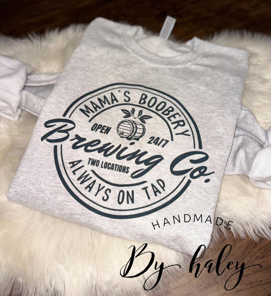 Mama's Boobery Breastfeeding Crewneck