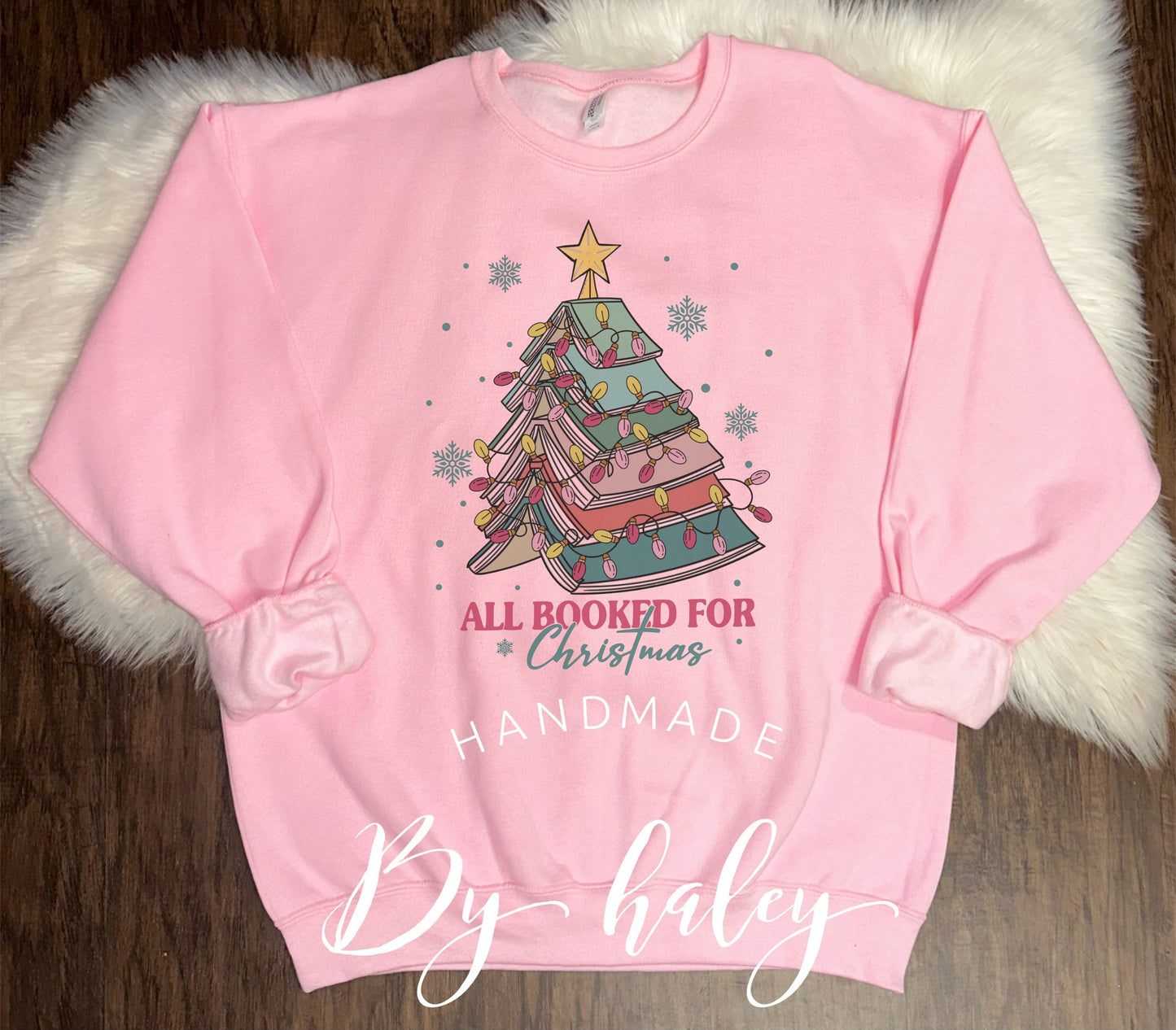 All Booked For Christmas Crewneck