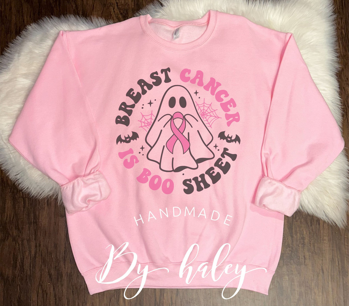 Breast Cancer Is Boo Sheet Crewneck