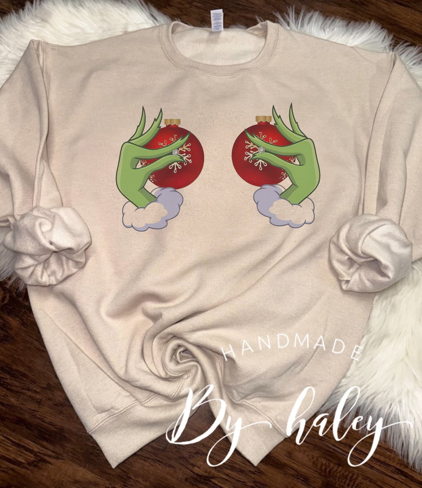 Christmas Bulb Tatas Crewneck